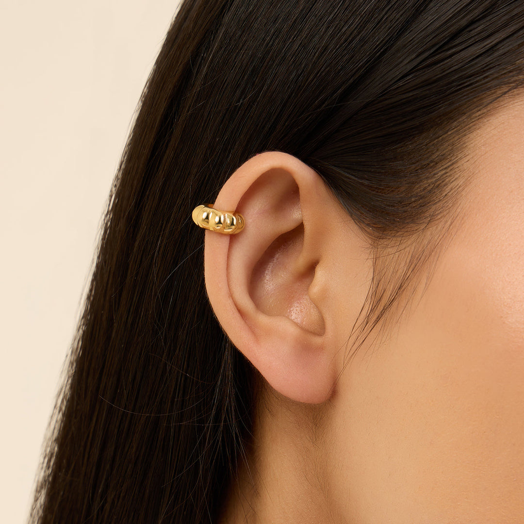 Yellow Ear Cuff Earring for Women by Isharya | Modern Indian Jewellery