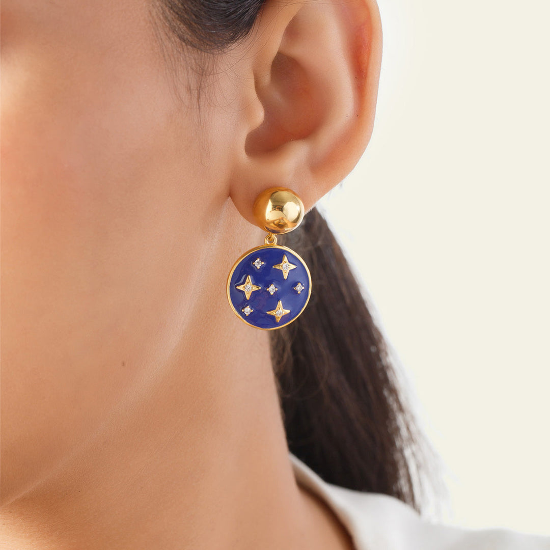 Multi Drop Earring for Women by Isharya | Modern Indian Jewellery