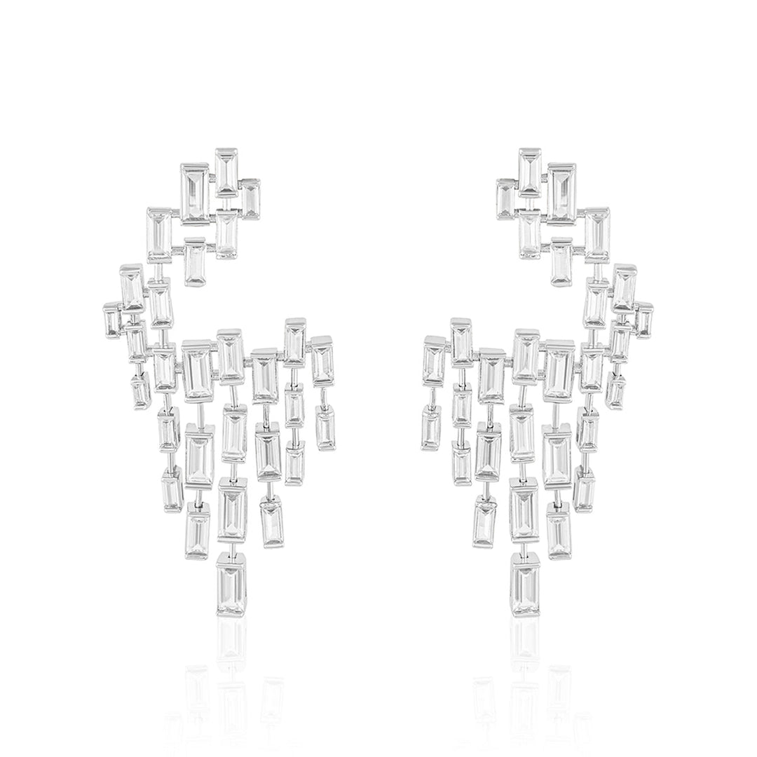 Abstract Chandelier Statement Earrings