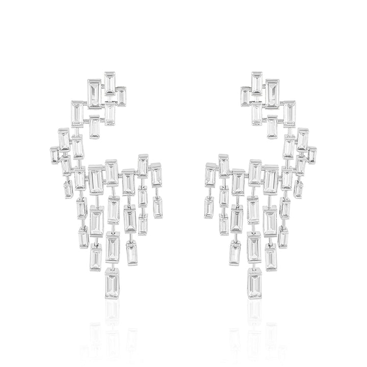 Abstract Chandelier Statement Earrings