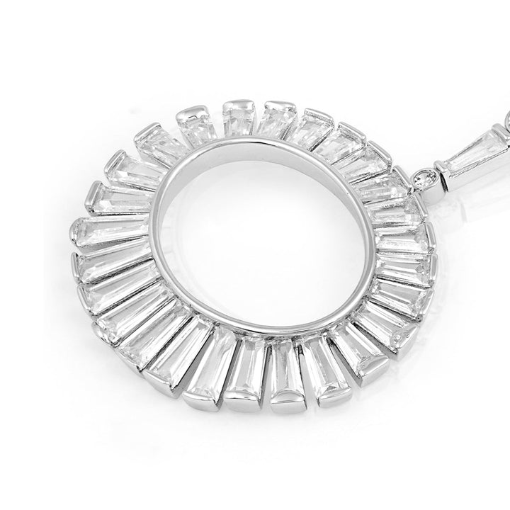 White Long Earring for Women by Isharya | Modern Indian Jewellery