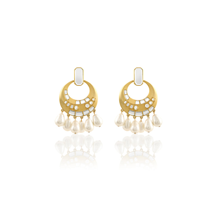 Statement Indian Waterfall Earrings