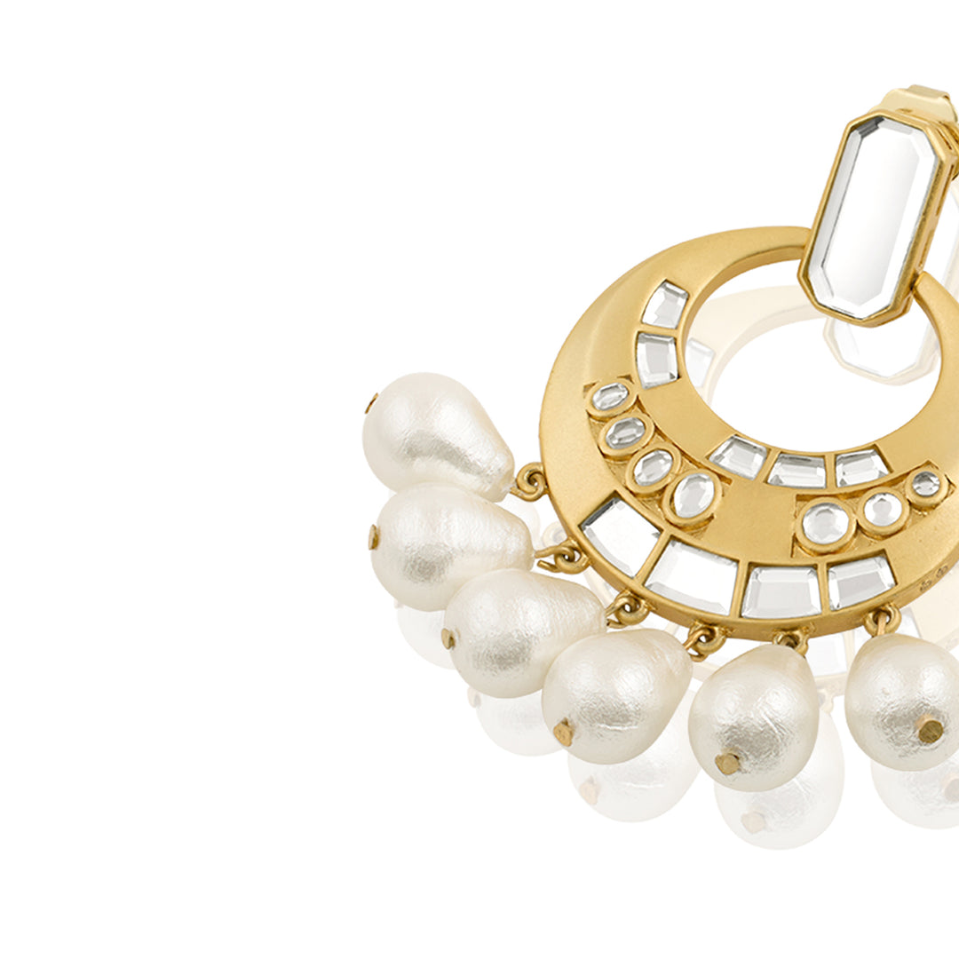 Statement Indian Waterfall Earrings