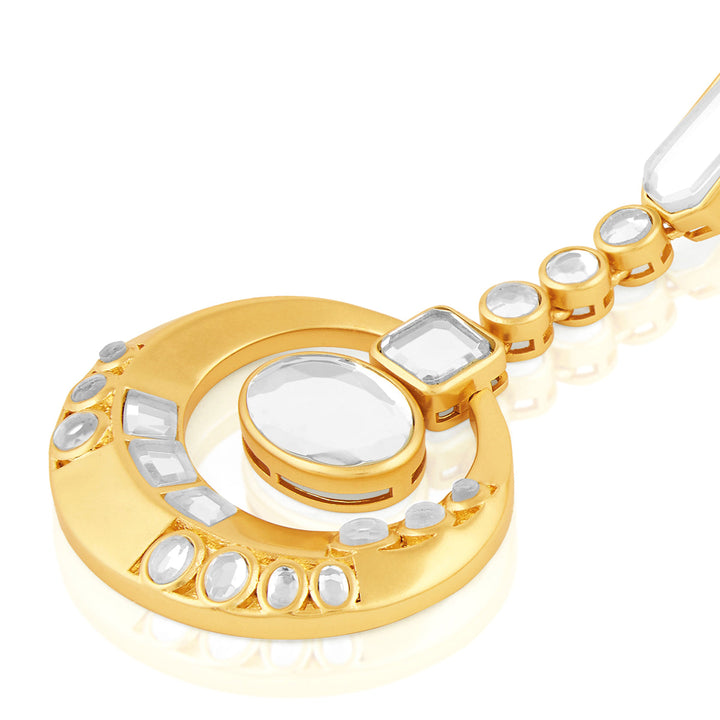 White Long Earring for Women by Isharya | Modern Indian Jewellery