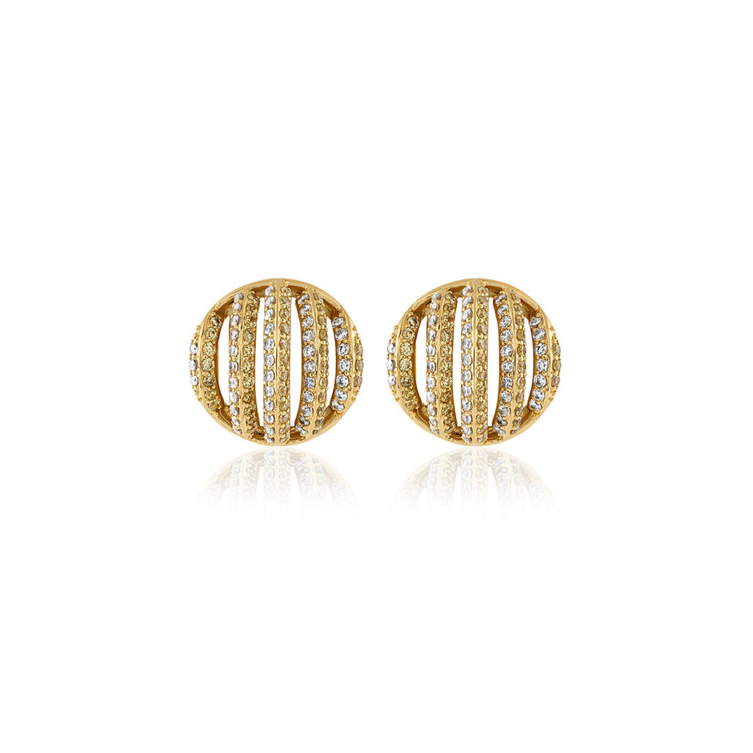 Bling Button Studs