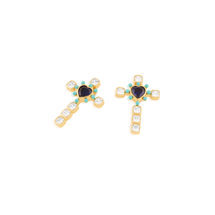 Cross My Heart Earrings