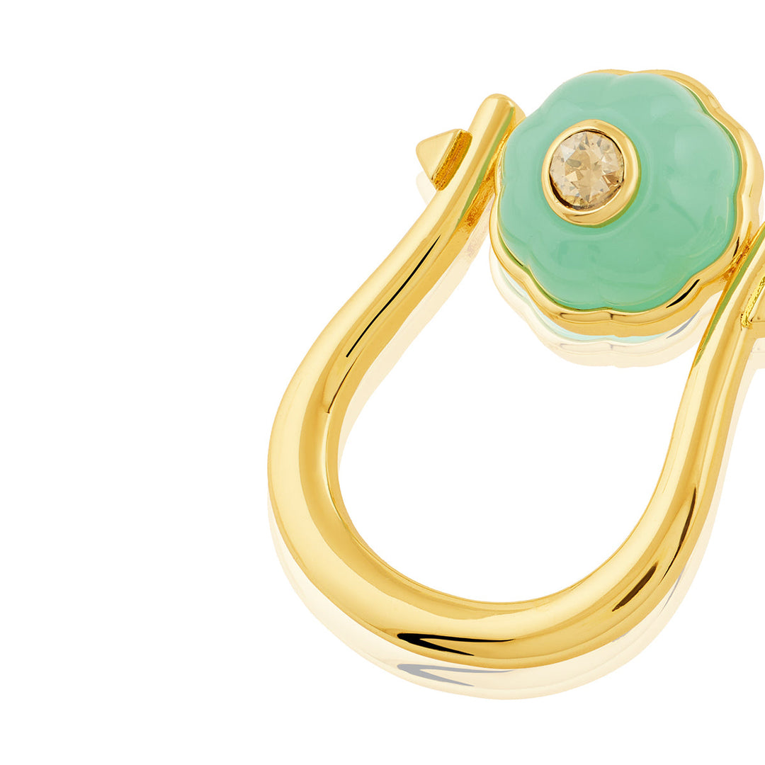 Azure Bloom Stud Earrings