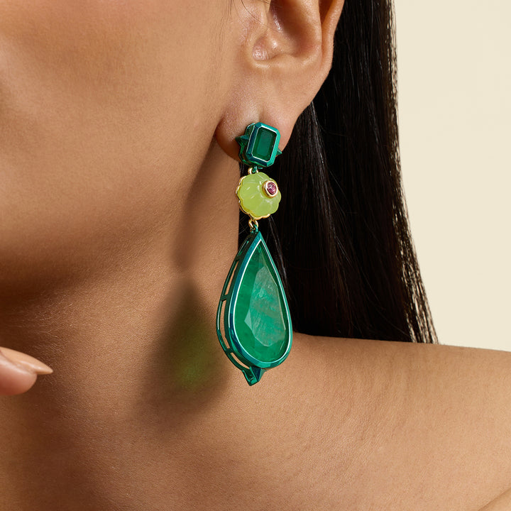 Verdant Whimsy Dangler Earrings