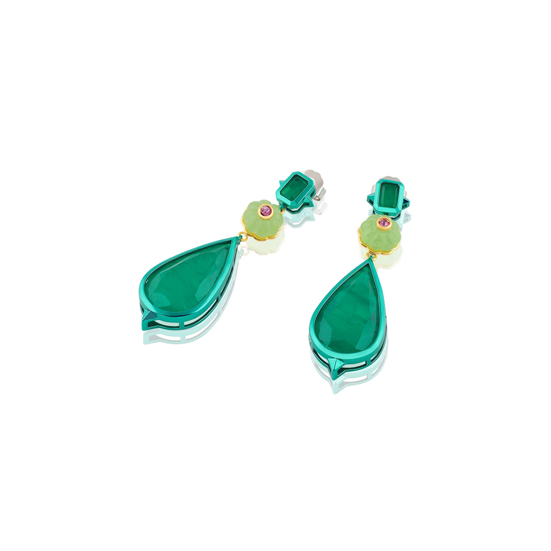 Verdant Whimsy Dangler Earrings