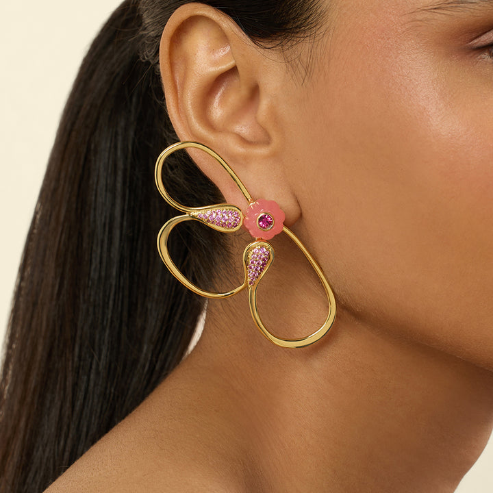 Petal Dusk Stud Earrings