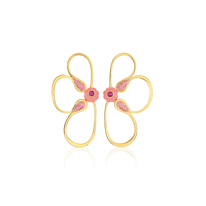 Petal Dusk Stud Earrings