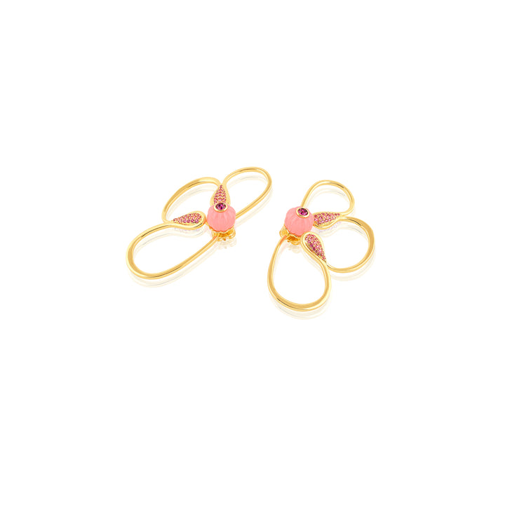 Petal Dusk Stud Earrings