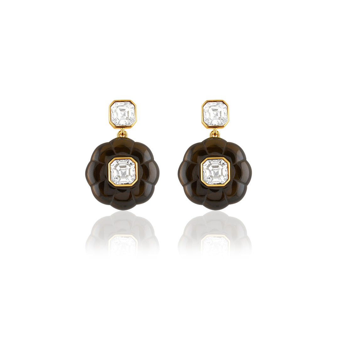 Noir Garden Dangler Earrings