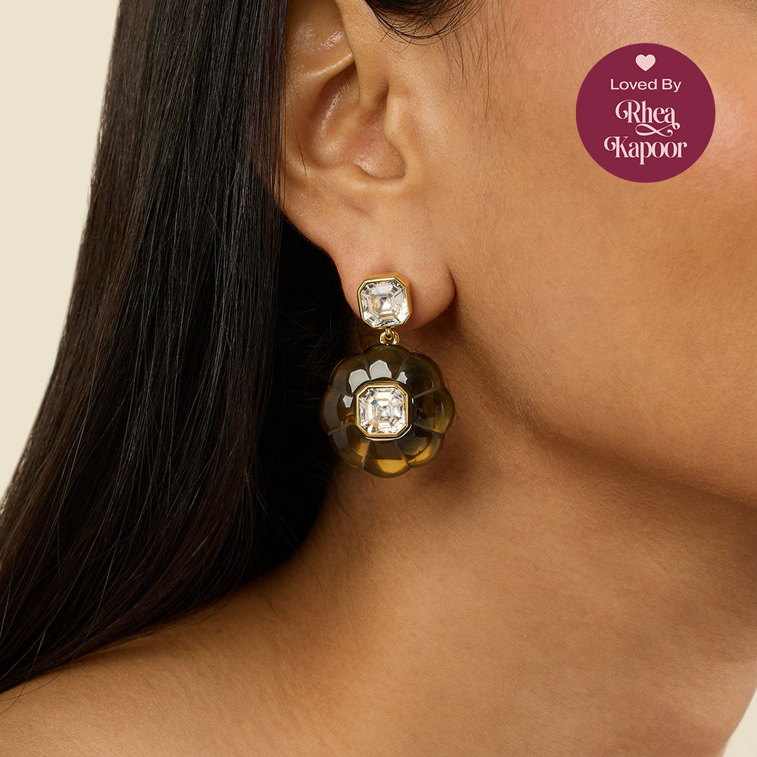 Noir Garden Dangler Earrings