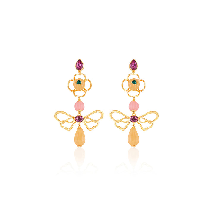 Dusky Bloom Dangler Earrings