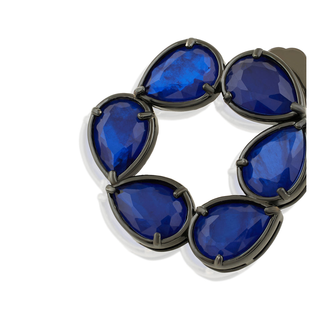 Navy Muse Stud Earrings