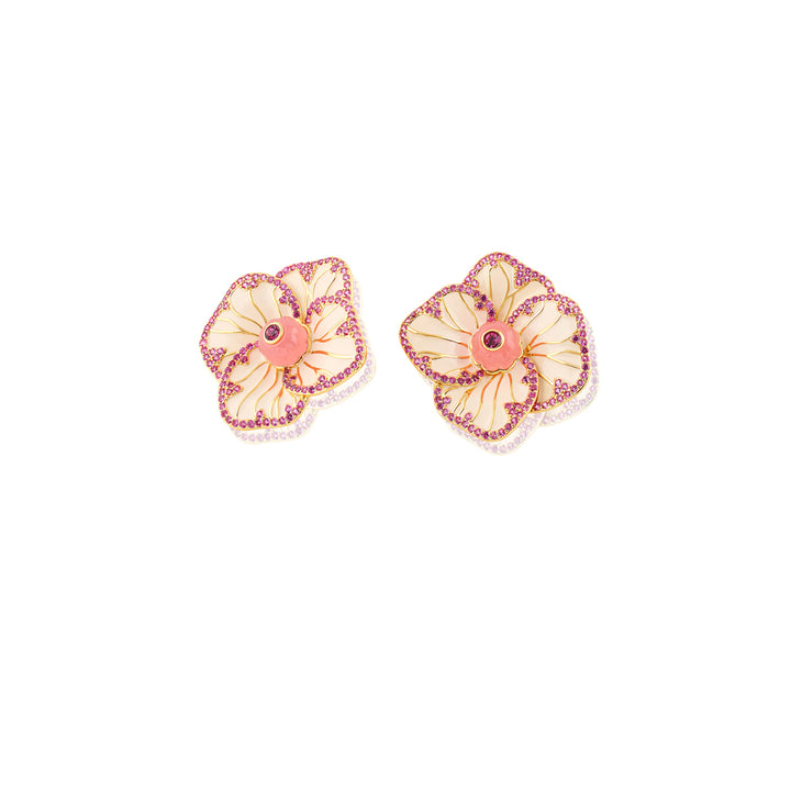 Rosé Frost Stud Earrings