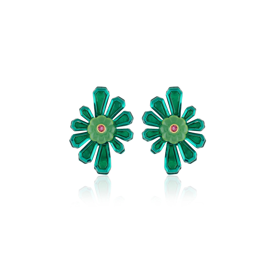 Garden Gleam Stud Earrings