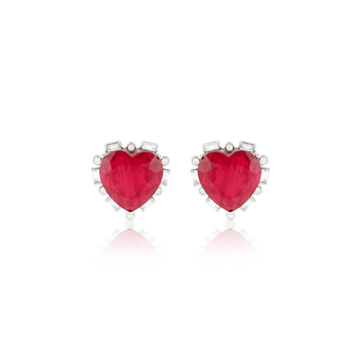 Crimson Heart Luxe Studs