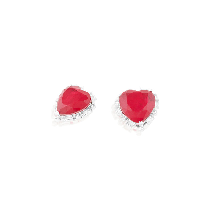 Crimson Heart Luxe Studs
