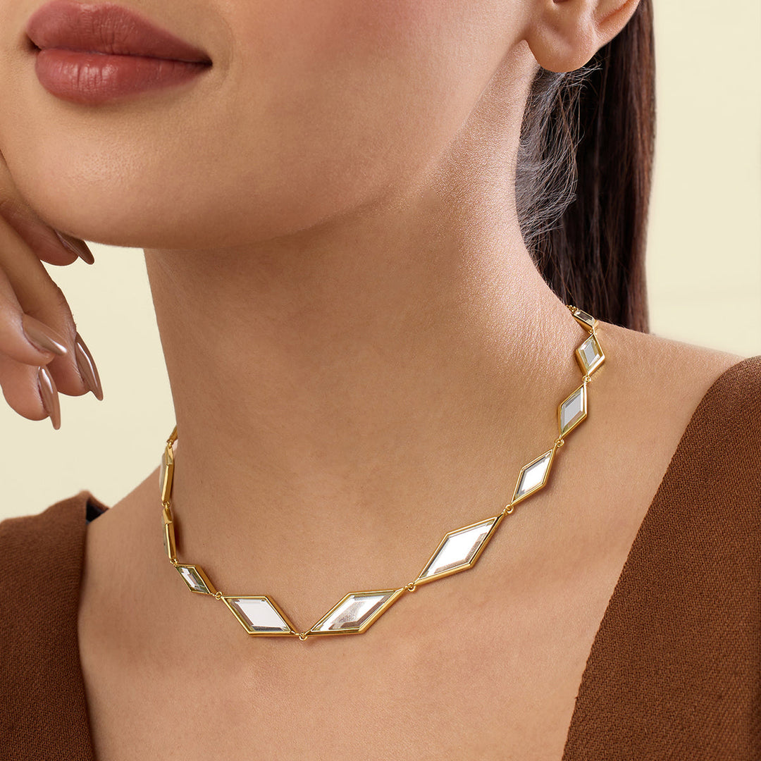Demi Goddess Mirror Headpiece/Choker