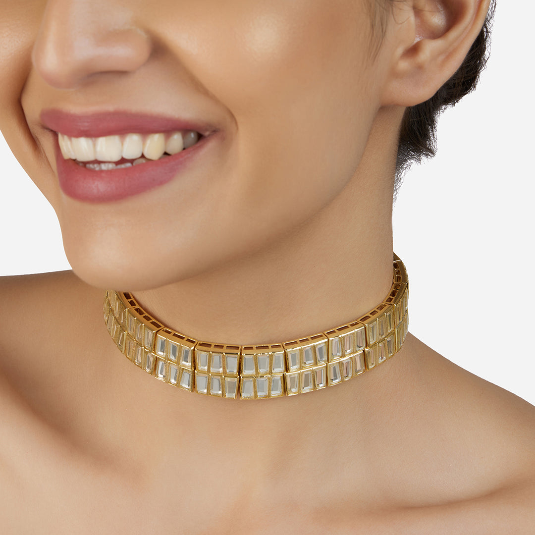 Desire Double Mirror Choker