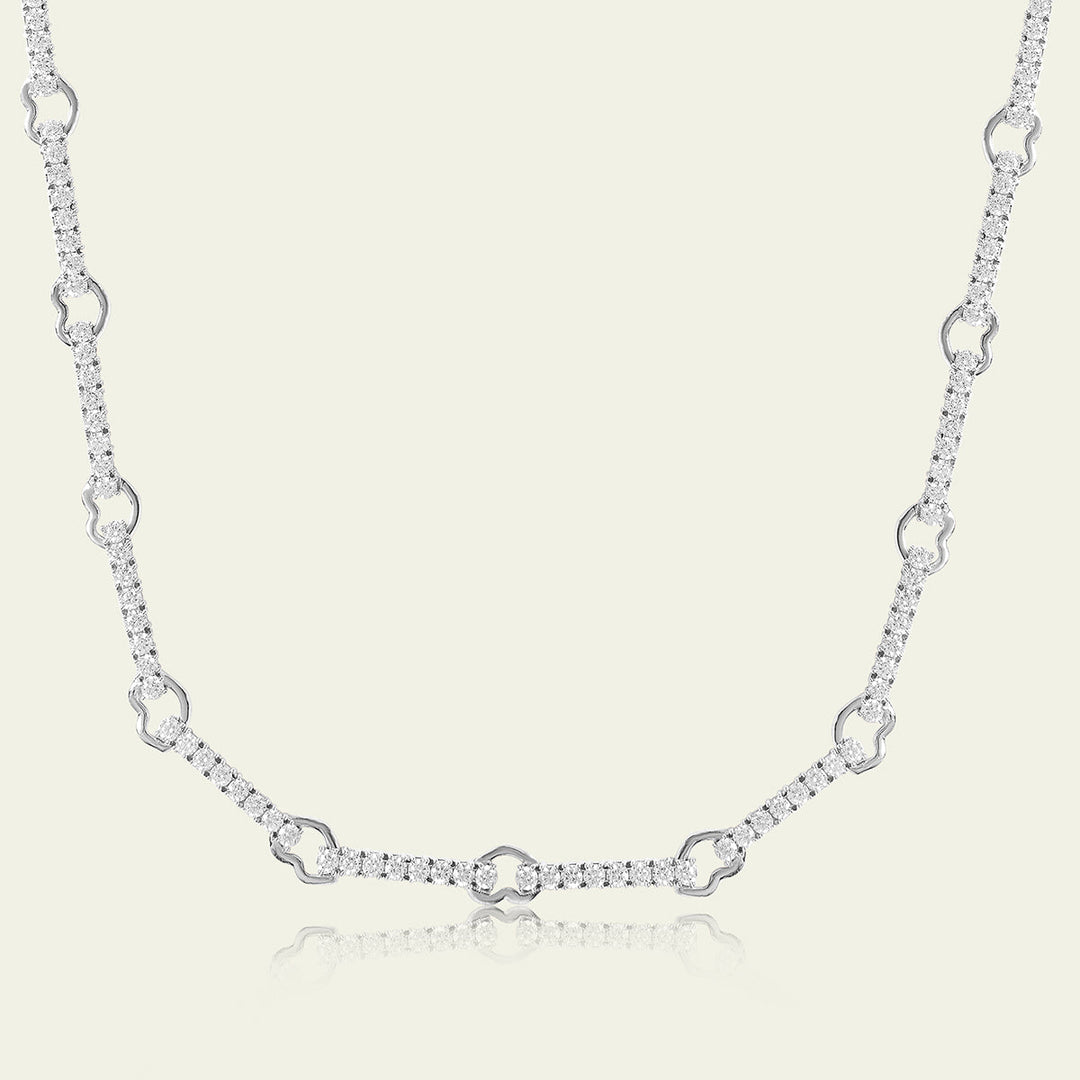 Silver Link Necklace