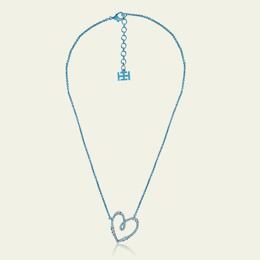 Blue Heart Pendant