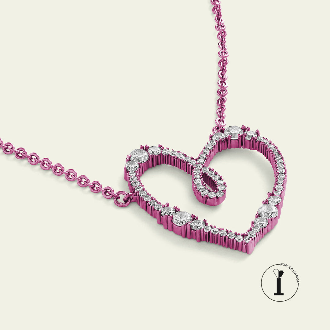 Pink Heart Pendant