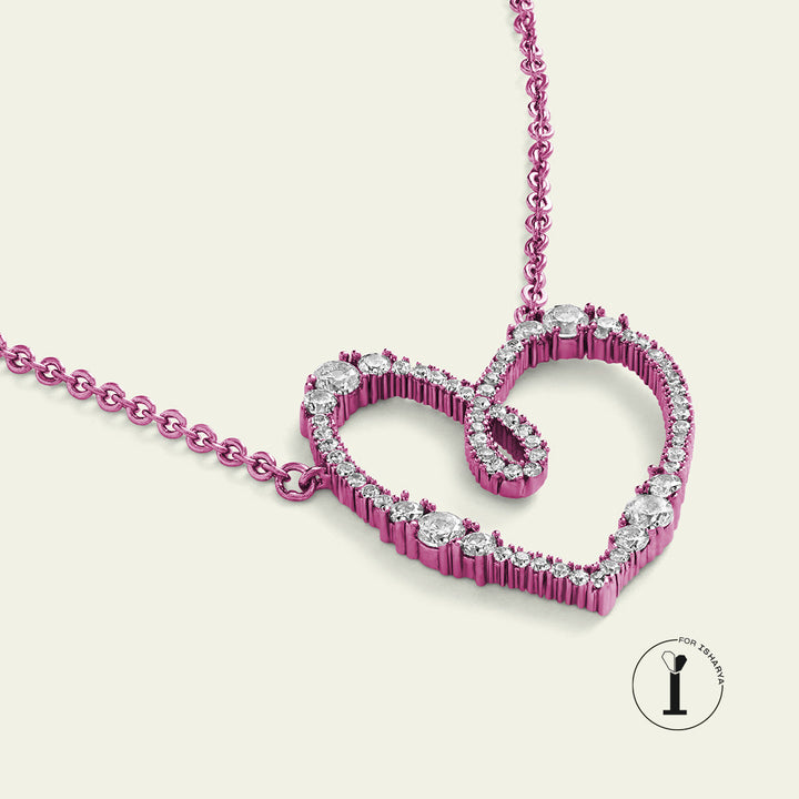 Pink Heart Pendant