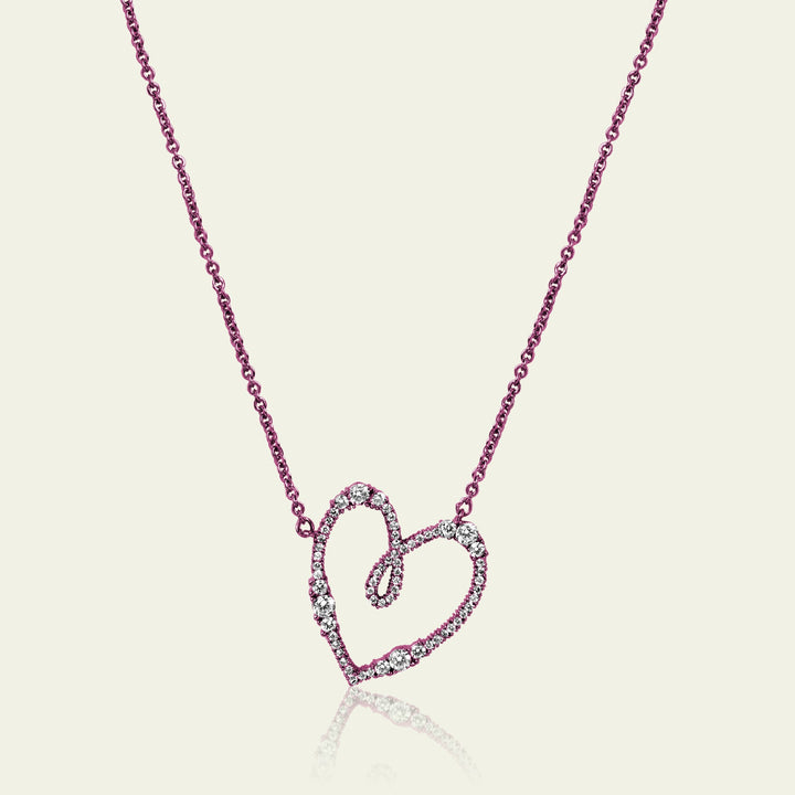 Pink Heart Pendant