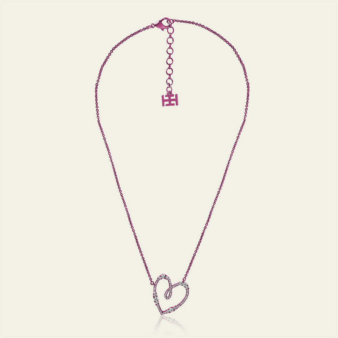 Pink Heart Pendant