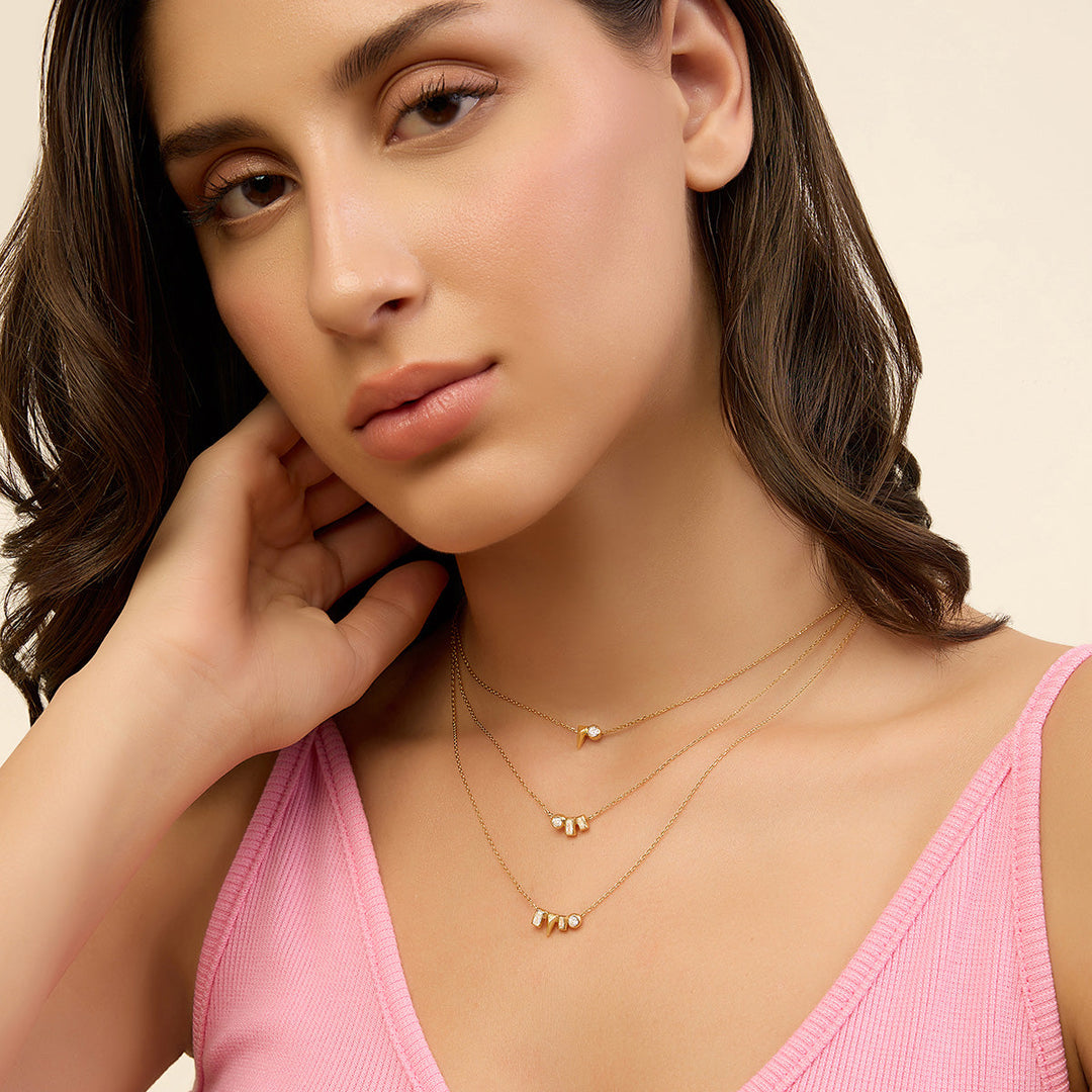 Layered Abstract Necklace