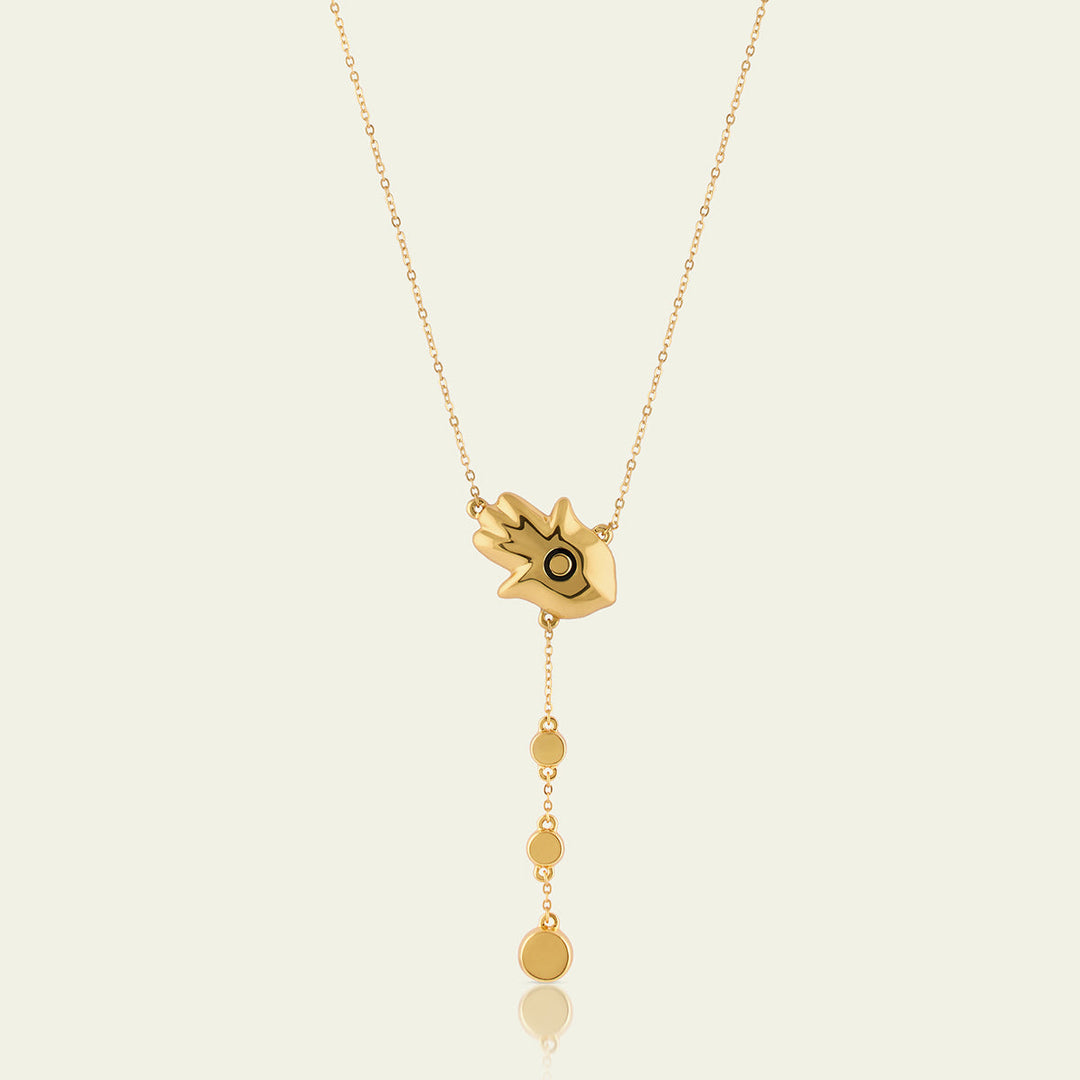 Gold Hamsa Lariat