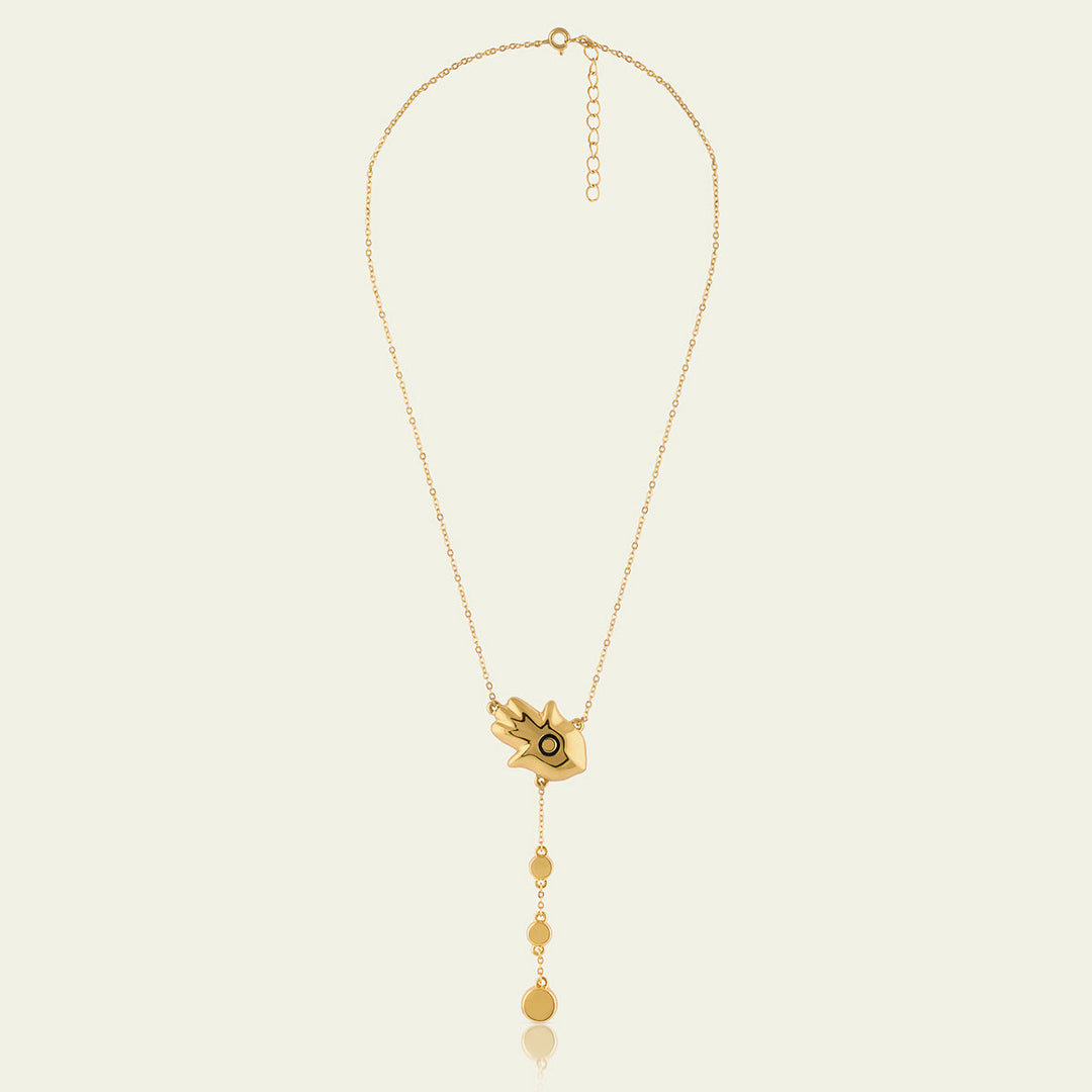 Gold Hamsa Lariat