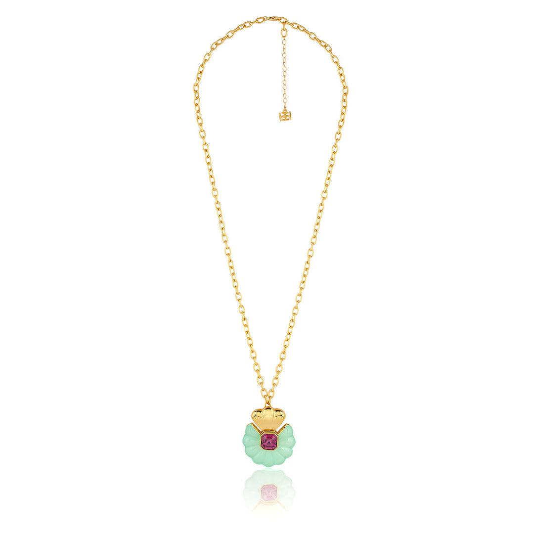 Blue Seashell Necklace