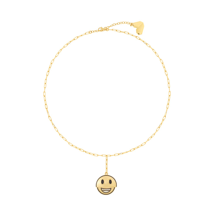 Reversible Smiley Necklace