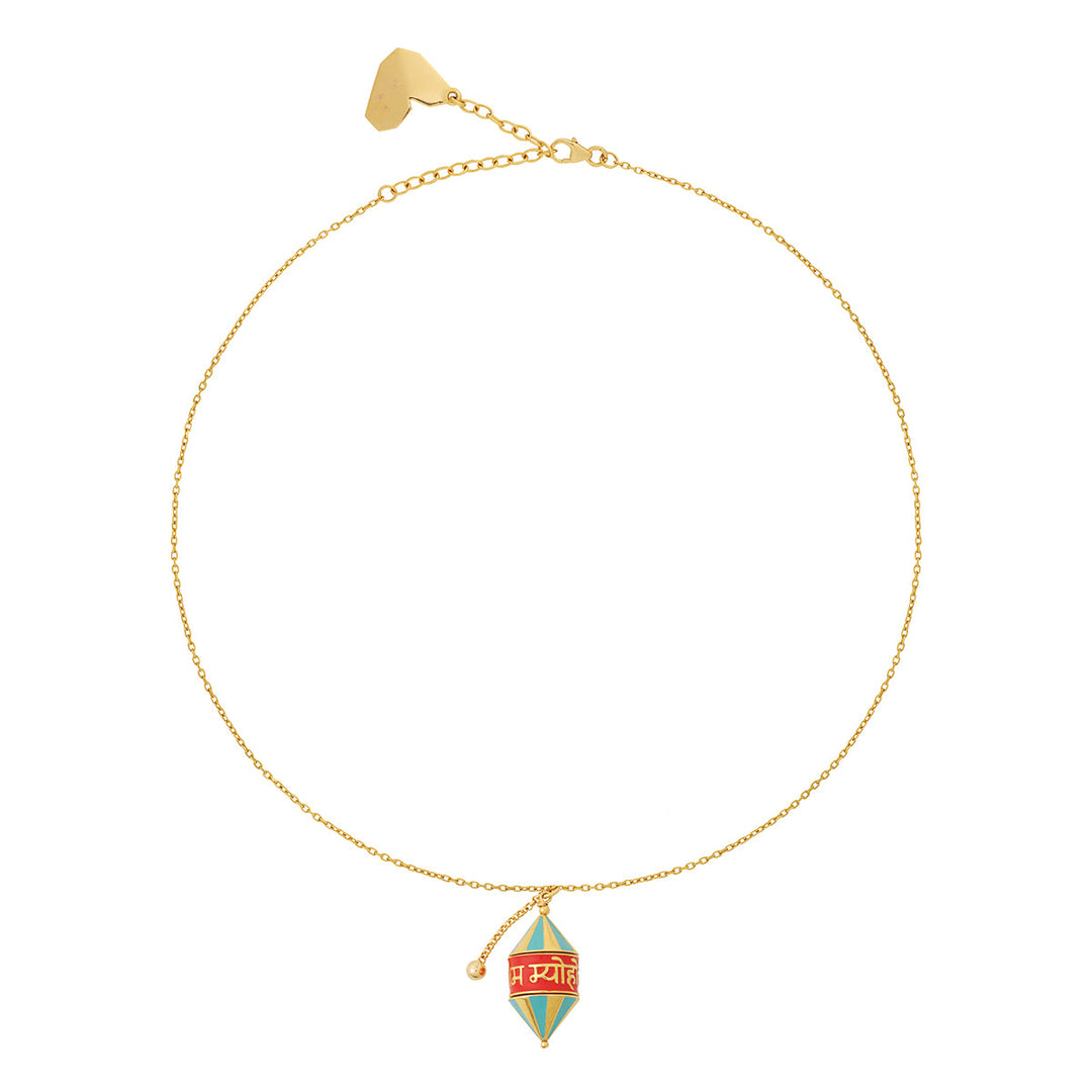 Blue Pendant Necklace for Women by Isharya | Modern Indian Jewellery