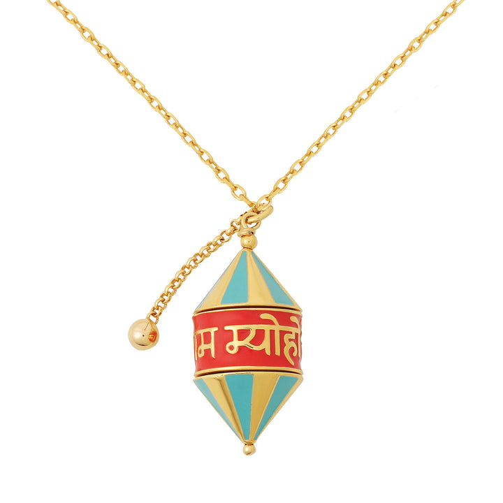 Blue Pendant Necklace for Women by Isharya | Modern Indian Jewellery