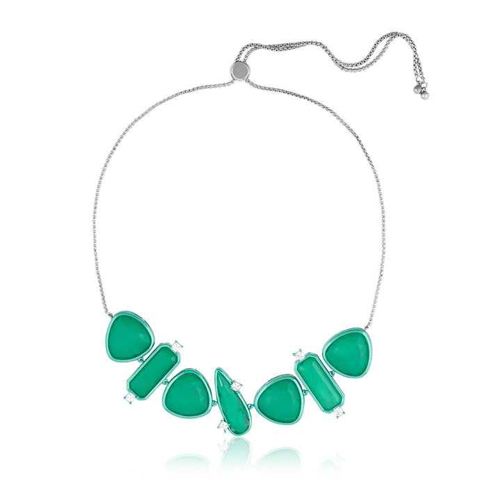 Green Choker Necklace for Women by Isharya | Modern Indian Jewellery