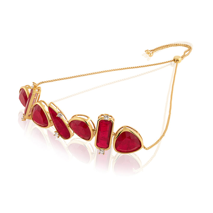 Doublet Choker With Gold Plating