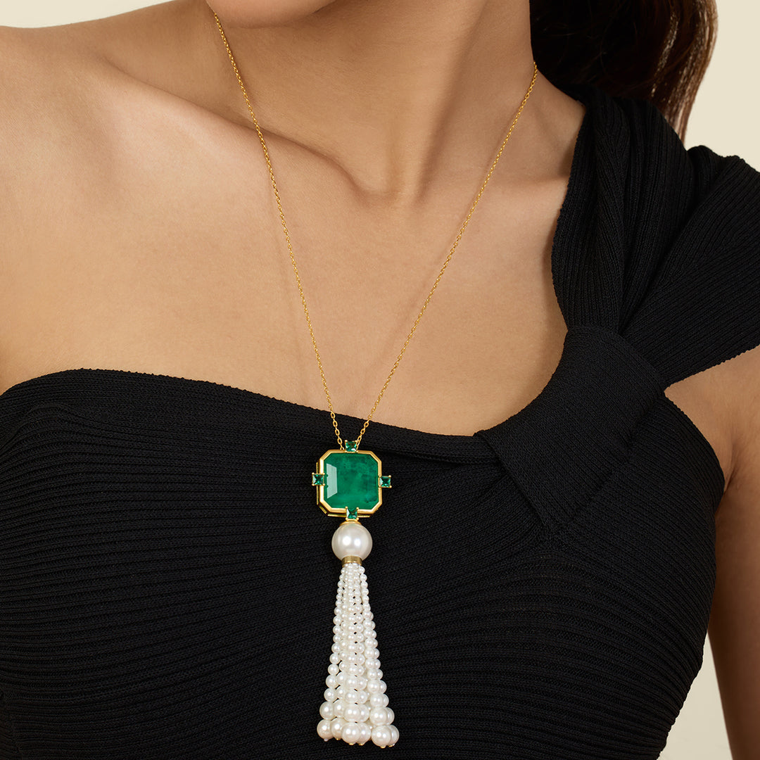 Festive Frills Long Necklace