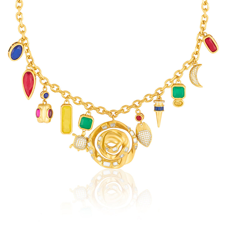 Multi Collar Necklace for Women by Isharya | Modern Indian Jewellery