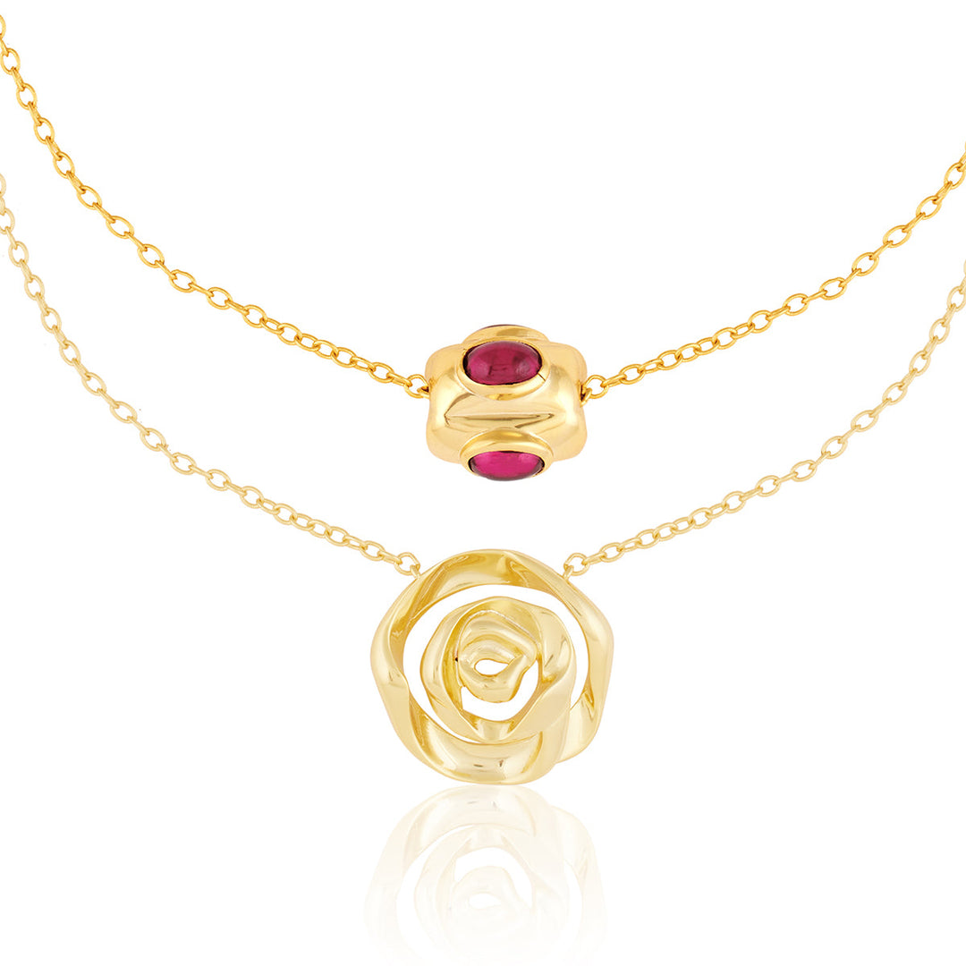 Multi Layered Necklace for Women by Isharya | Modern Indian Jewellery