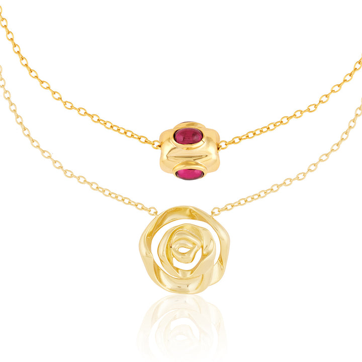 Multi Layered Necklace for Women by Isharya | Modern Indian Jewellery
