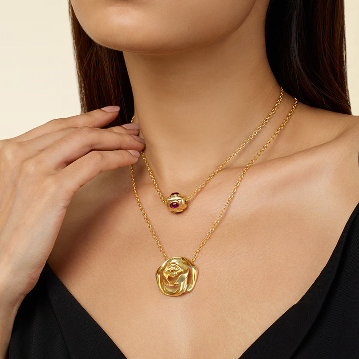 Multi Layered Necklace for Women by Isharya | Modern Indian Jewellery