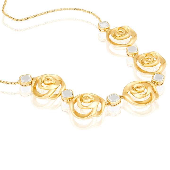 Gold Collar Necklace for Women by Isharya | Modern Indian Jewellery
