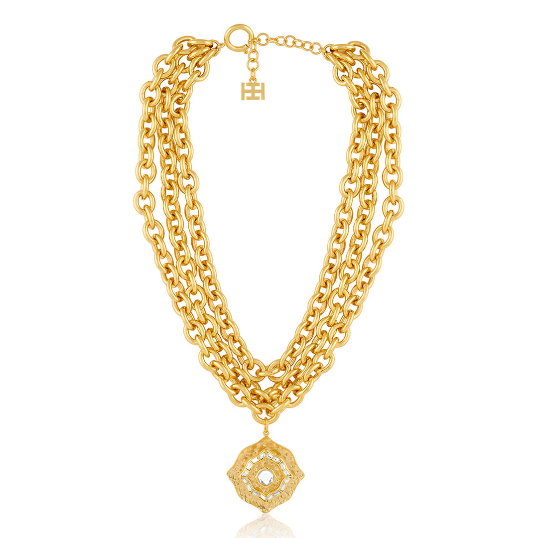 Gold Choker Necklace for Women by Isharya | Modern Indian Jewellery