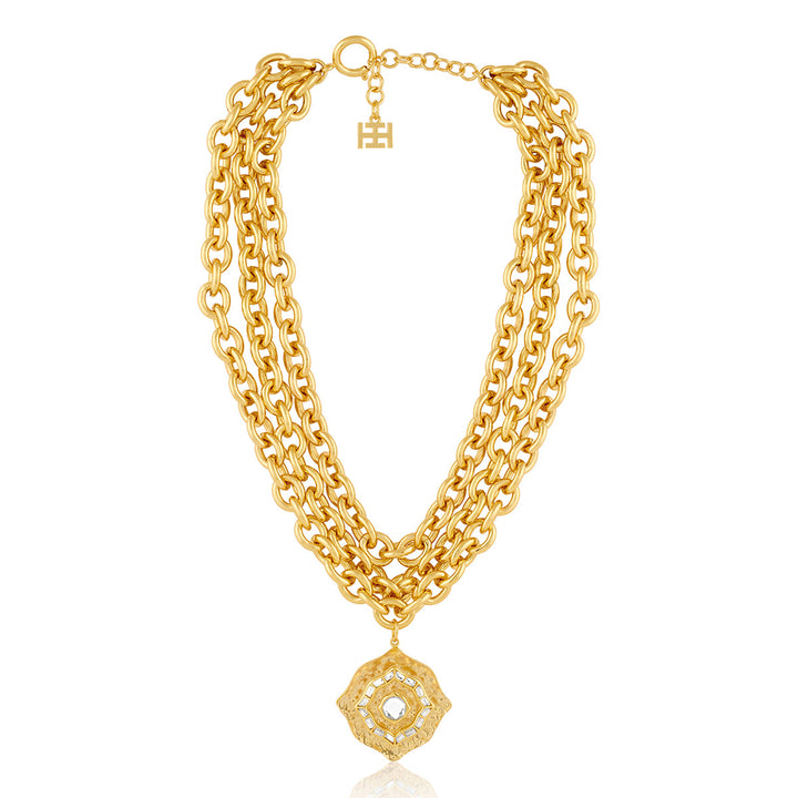 Gold Choker Necklace for Women by Isharya | Modern Indian Jewellery