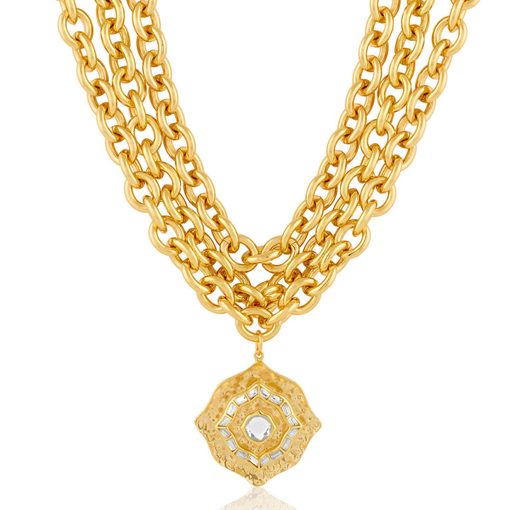 Gold Choker Necklace for Women by Isharya | Modern Indian Jewellery